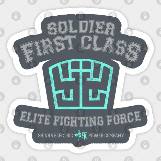 First Class Sticker by machmigo